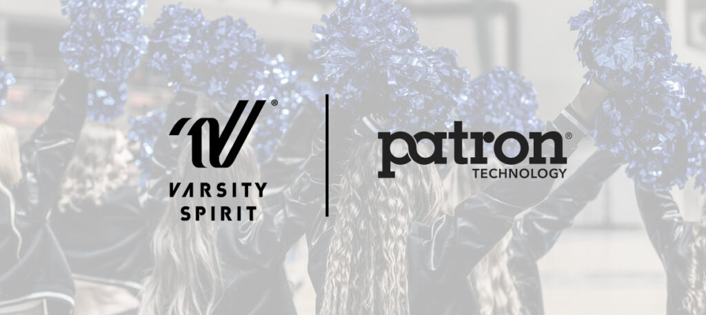 Illustrative of Varsity Spirit partnering with Patron Technology