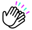 Icon of hands clapping