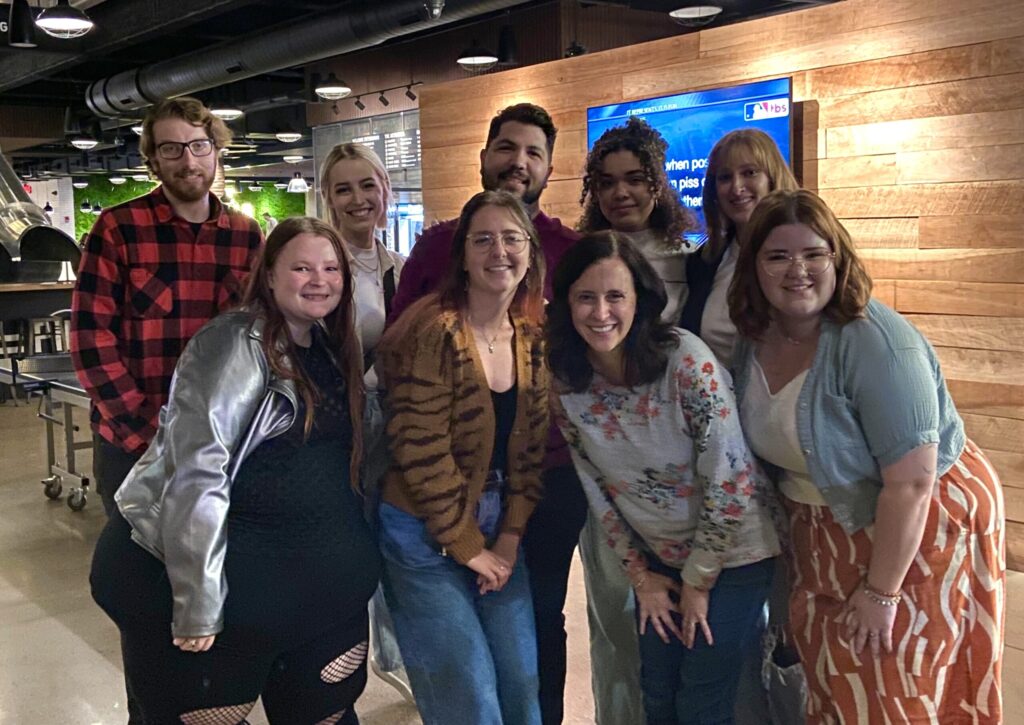 a group of Leap customer care team members