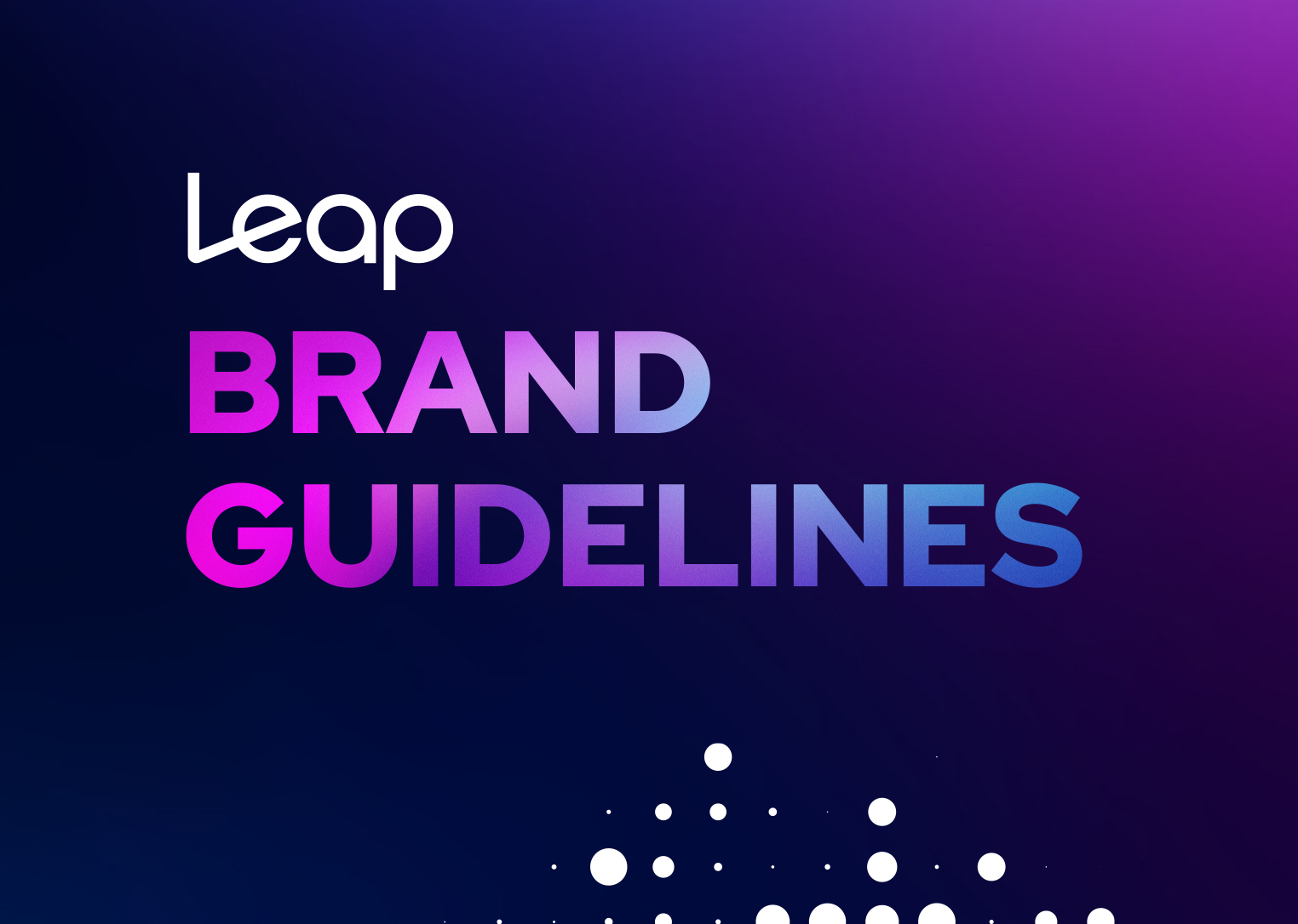 Brand Guidelines | Leap Event Technology
