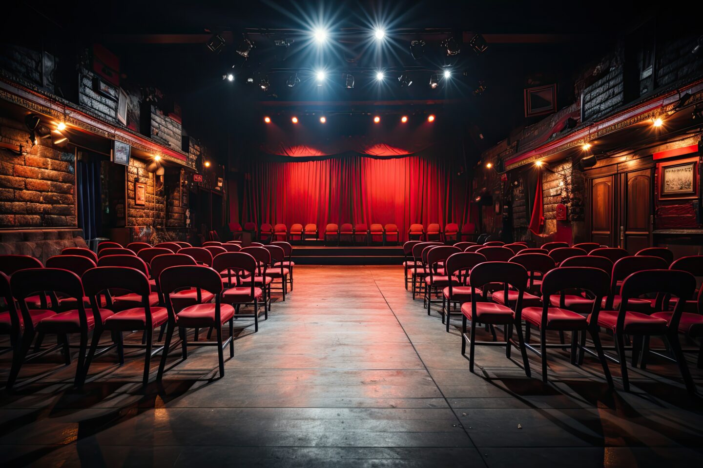comedy club view of stage