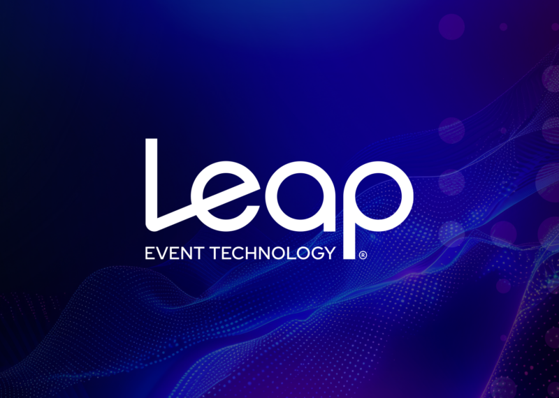 White Leap logo on black and blue background