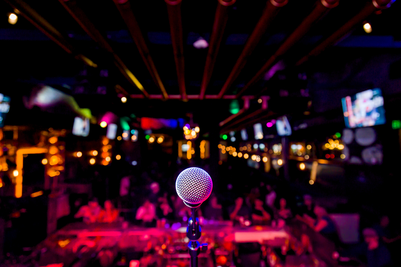 Stock comedy Club image - background