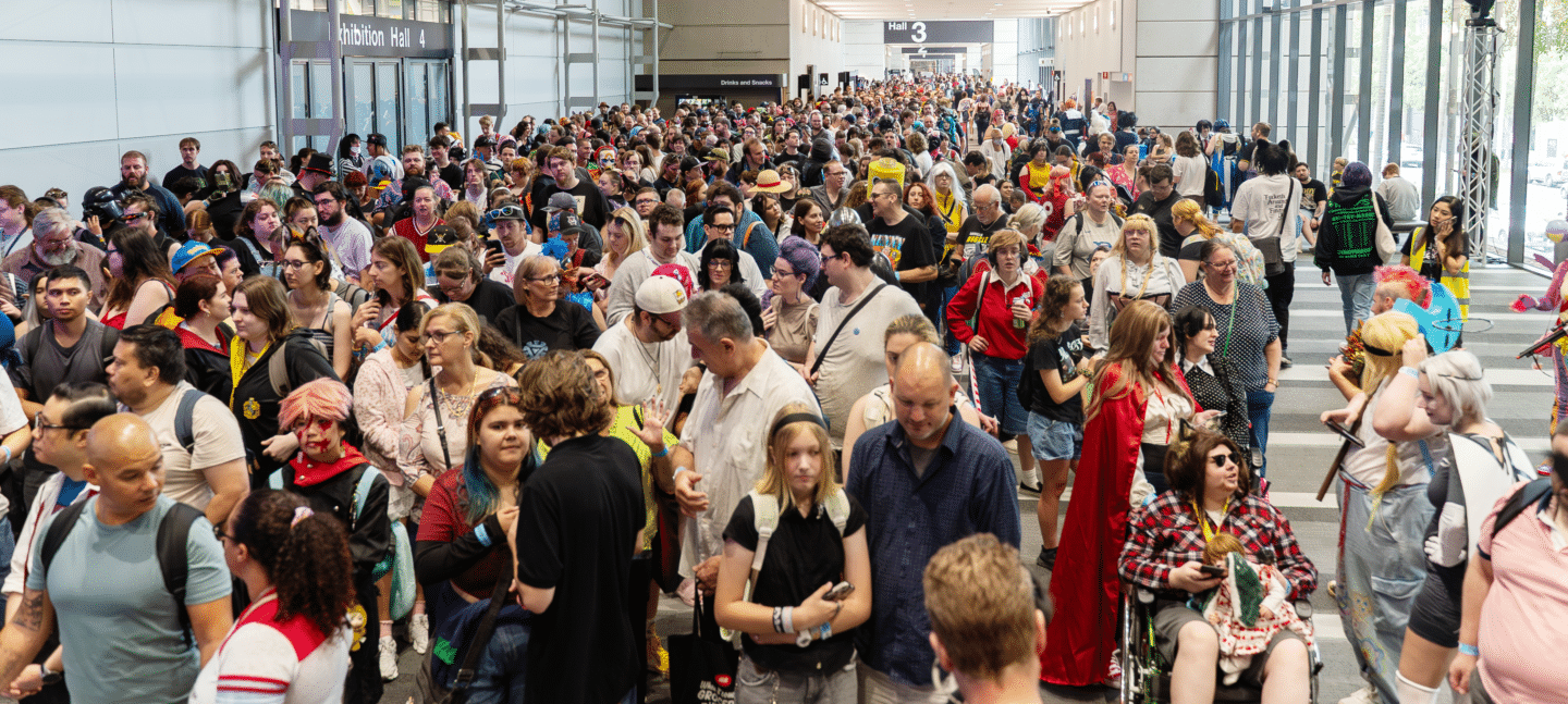 PAX comic con crowd photo